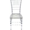 CC-05EX Used Crystal Chiavari 4 Crystal Chiavari Chairs
