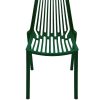 XH-8088CG 3 Green Plastic Stacking Chairs