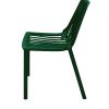 XH-8088CG 4 Green Plastic Stacking Chairs
