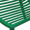 XH-8088CG 6 Green Plastic Stacking Chairs