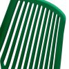 XH-8088CG 7 Green Plastic Stacking Chairs