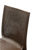 Brown Rattan Stacking Chairs