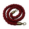 Red Braided Ropes Gold Ends
