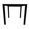 80cm Square Brown Bistro Table