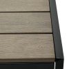 80cm Square Brown Bistro Table