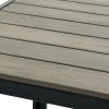 80cm Square Brown Bistro Table