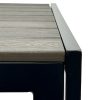 80cm Square Brown Bistro Table