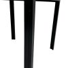 80cm Square Brown Bistro Table
