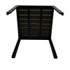80cm Square Brown Bistro Table