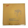 80cm Square Brown Bistro Table