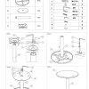 Round Pedestal Bistro Table