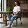Dark Bentwood Wooden Chair