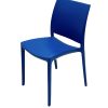 Blue Plastic Stacking Chairs
