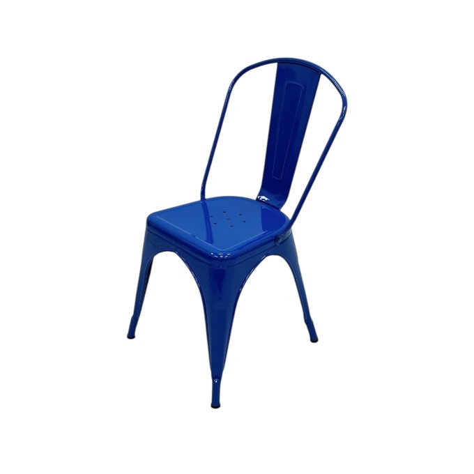 Blue Tolix Style Chairs