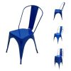 Blue Tolix Style Chairs