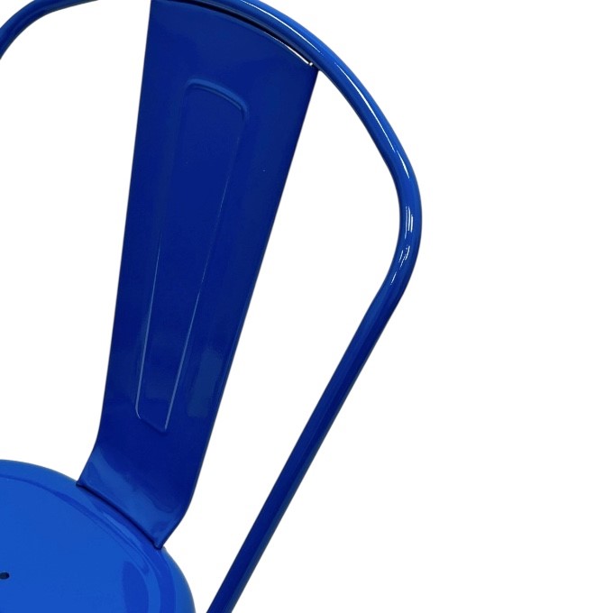 Blue Tolix Style Chairs