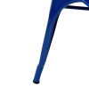 Blue Tolix Style Chairs