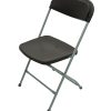 SAM-01 EX G1 1 Once Used Brown Folding Chairs