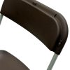 SAM-01 EX G1 5 Once Used Brown Folding Chairs