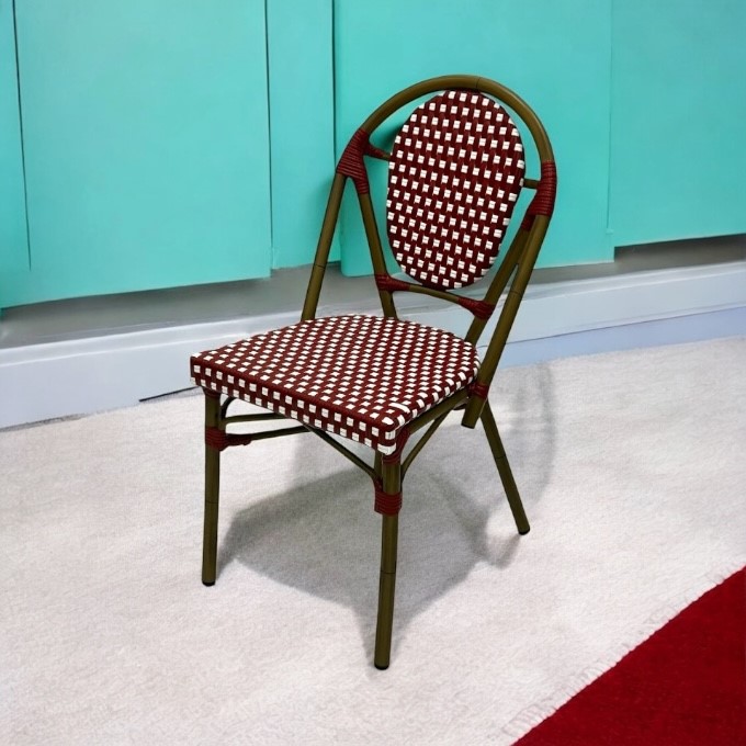 Red Paris Bistro Chairs - BE Furniture Sales