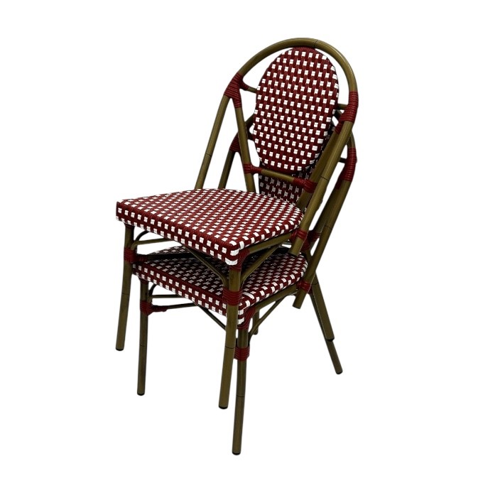 Red Paris Bistro Chairs
