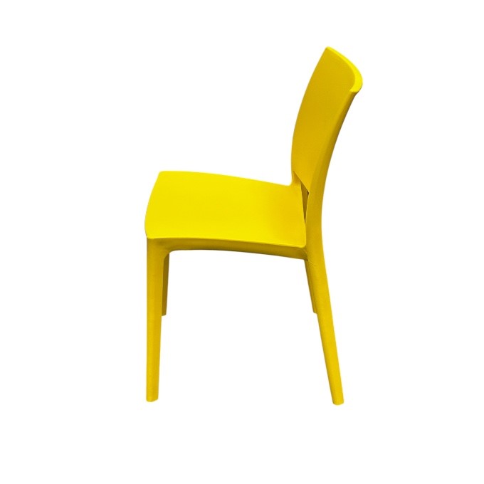 Yellow Plastic Stacking Chairs