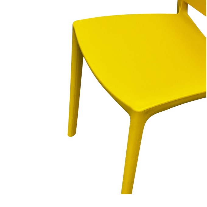 Yellow Plastic Stacking Chairs