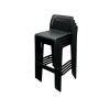 Black Stacking Bar Stools Black Stacking Bar Stools