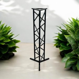 Black Truss Tall Table Base
