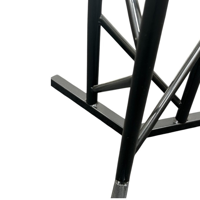 Black Truss Tall Table Base