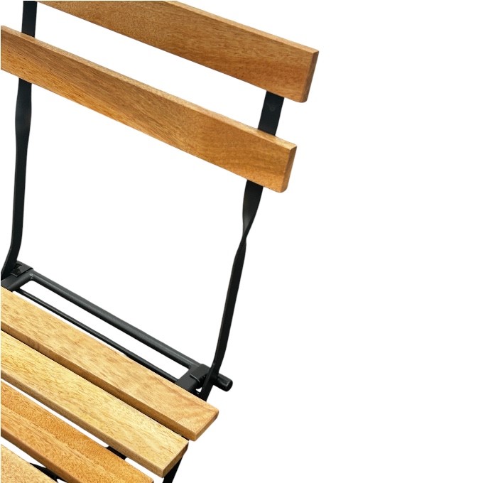 Folding Wooden Garden Bistro Set