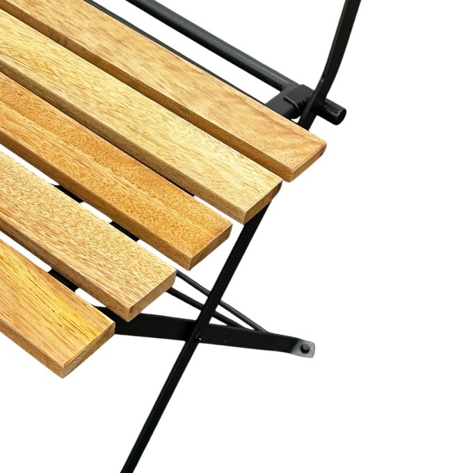 Folding Wooden Garden Bistro Set