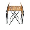 Folding Wooden Garden Bistro Set