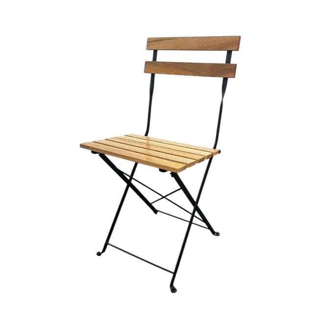 Folding Wooden Garden Bistro Set