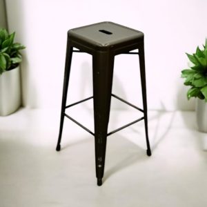Bronze Metal Tolix Stools - BE Furniture Sales