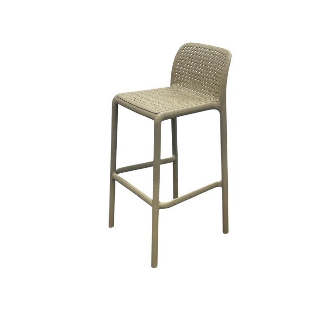 Beige Stacking Bar Stools