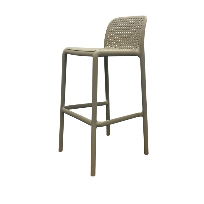 Beige Stacking Bar Stools