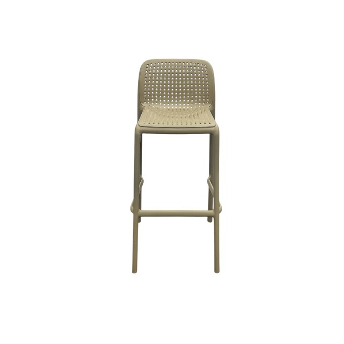 Beige Stacking Bar Stools