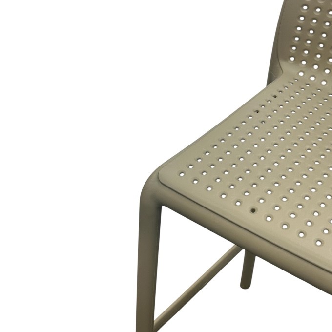 Beige Stacking Bar Stools