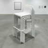 White Stacking Bar Stools