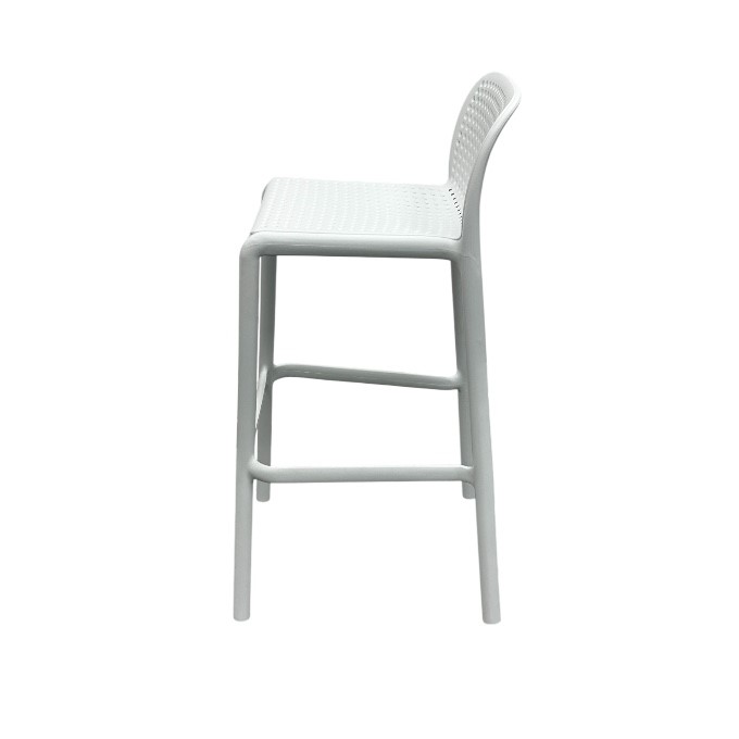 White Stacking Bar Stools