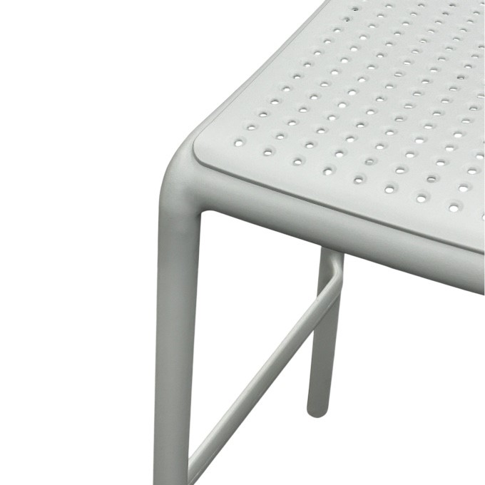 White Stacking Bar Stools