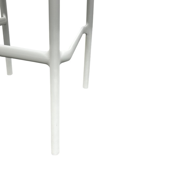 White Stacking Bar Stools