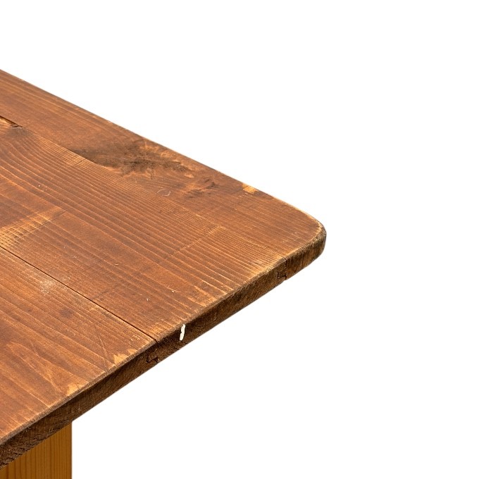 Wooden Rustic Trestle Table