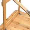 Wooden Rustic Trestle Table