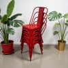 Red Metal Tolix Chairs