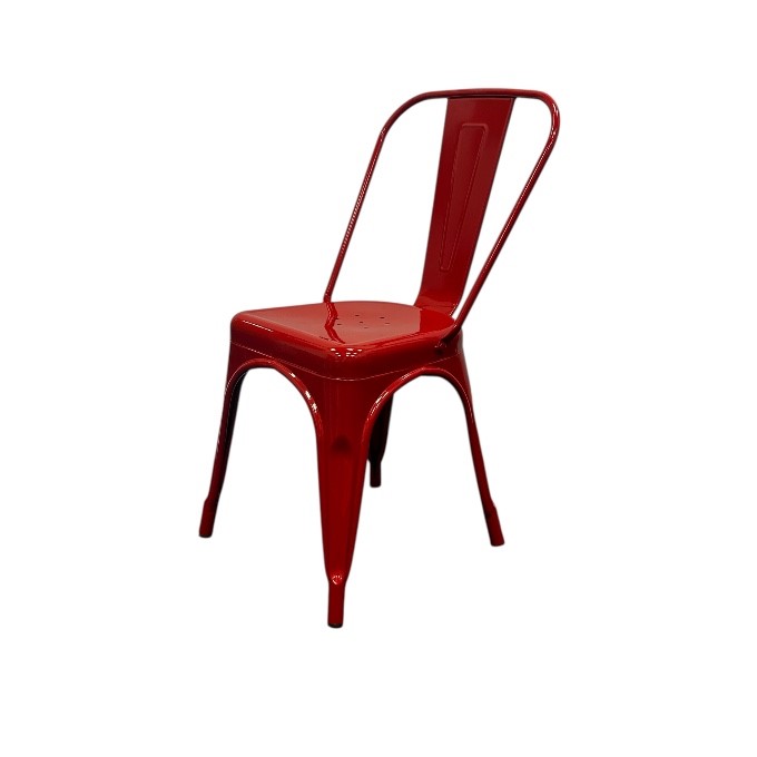 Red Metal Tolix Chairs