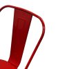 Red Metal Tolix Chairs
