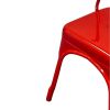Red Metal Tolix Chairs
