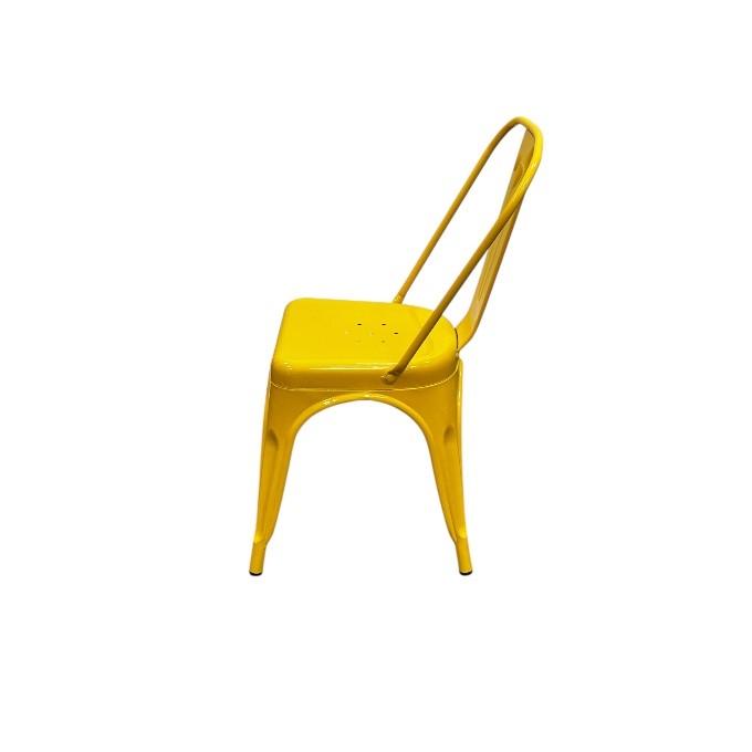 Yellow Metal Tolix Chairs